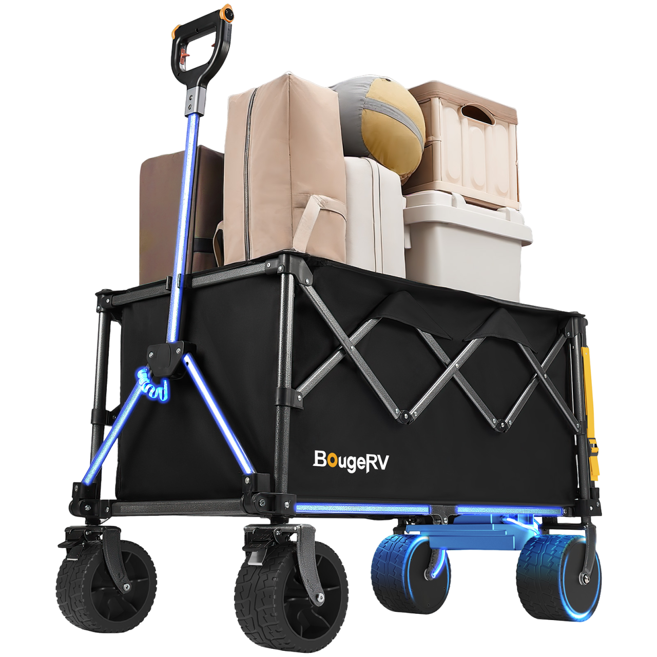BougeRV Electric Foldable Wagon– All-Terrain Hauling 200 kg