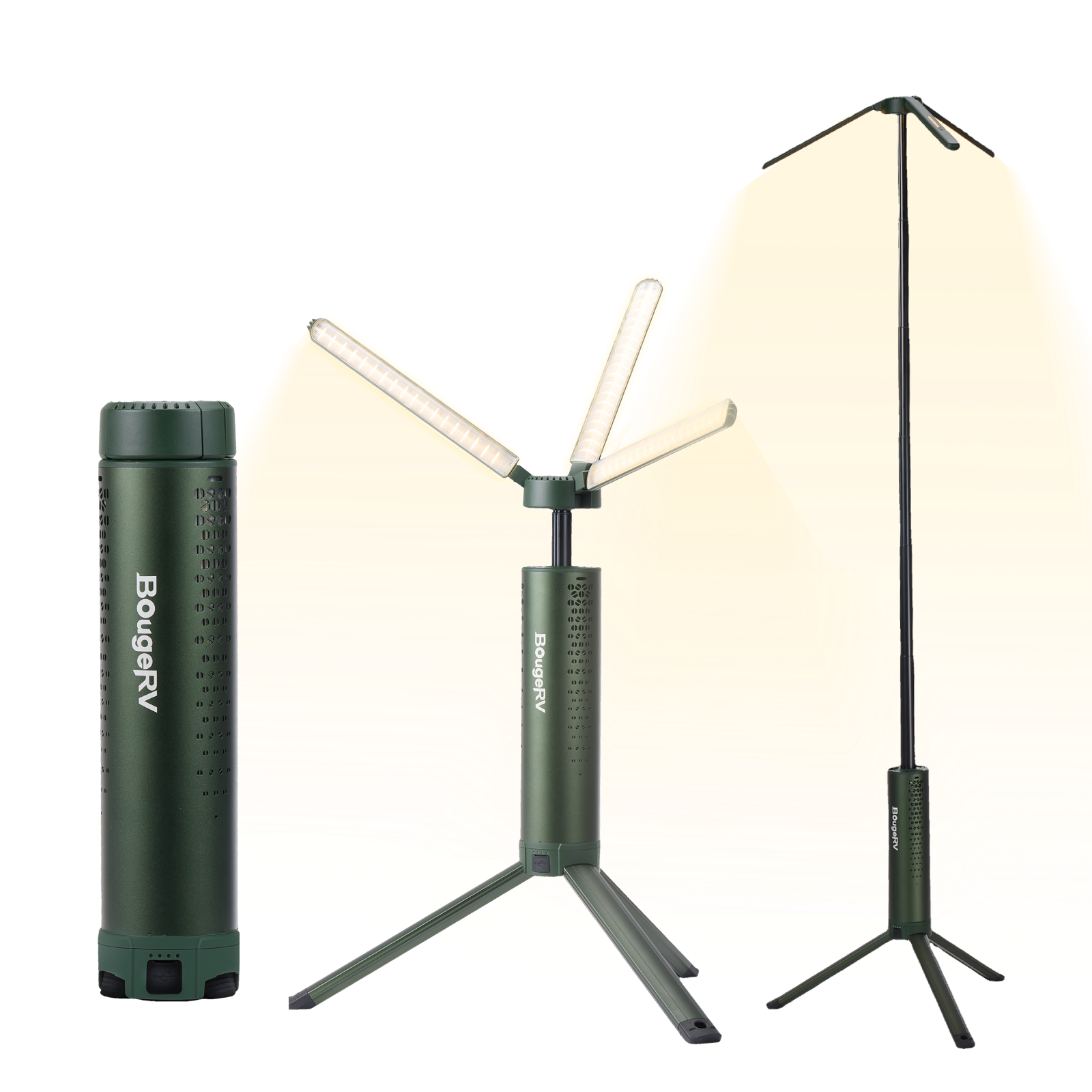 BougeRV Portable Telescopic Camping Lantern – 102H Runtime