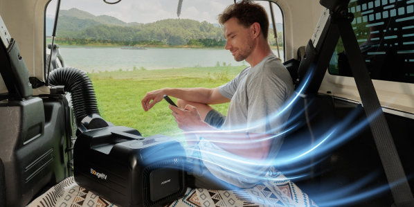 Portable air conditioner for car