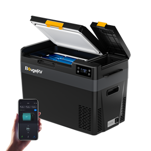 BougeRV New CRX3 28L 12V Portable Electric Cooler Fridge