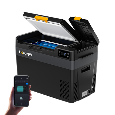 BougeRV New CRX3 28L 12V Portable Electric Cooler Fridge