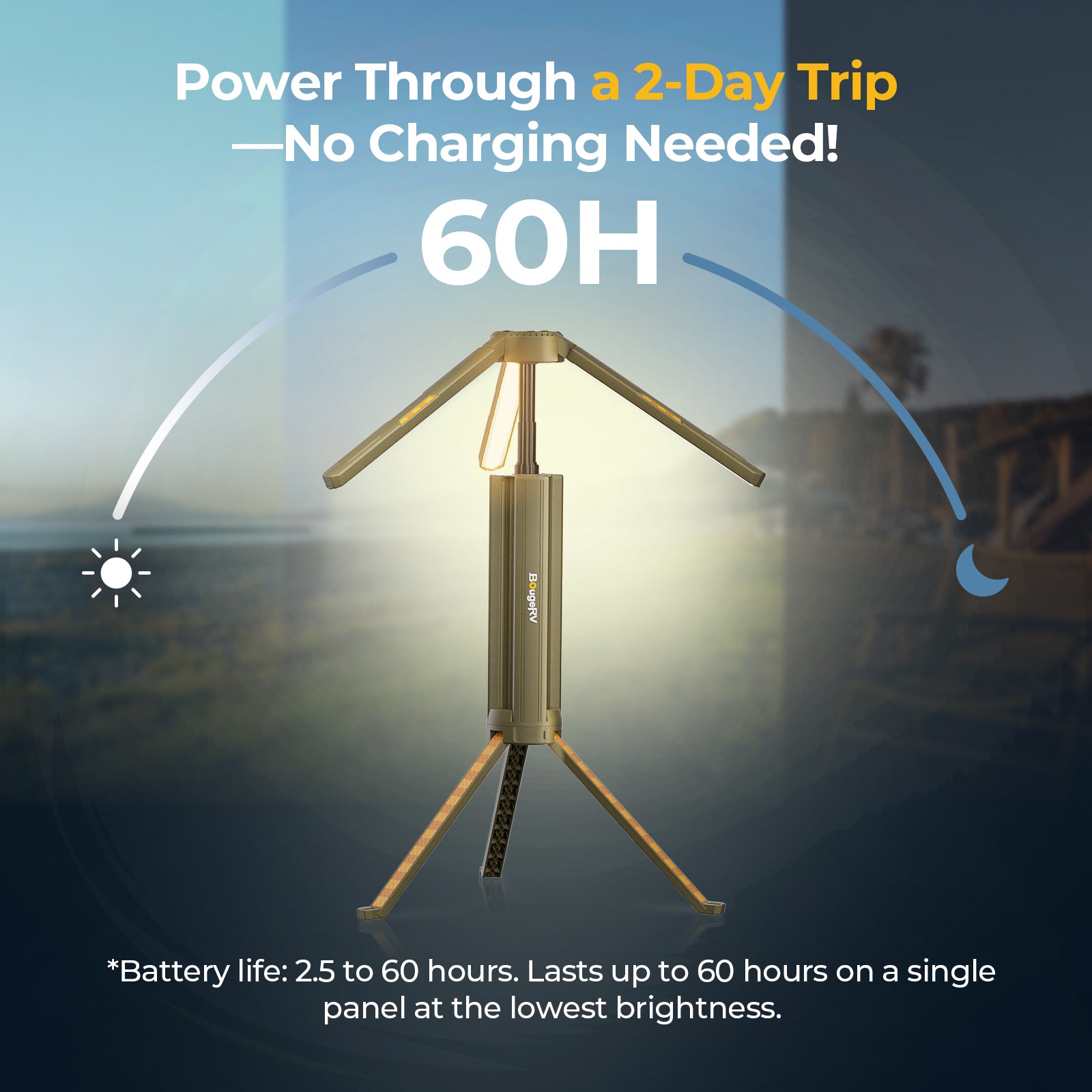 BougeRV Telescopic Camping Light – BougeRV UK