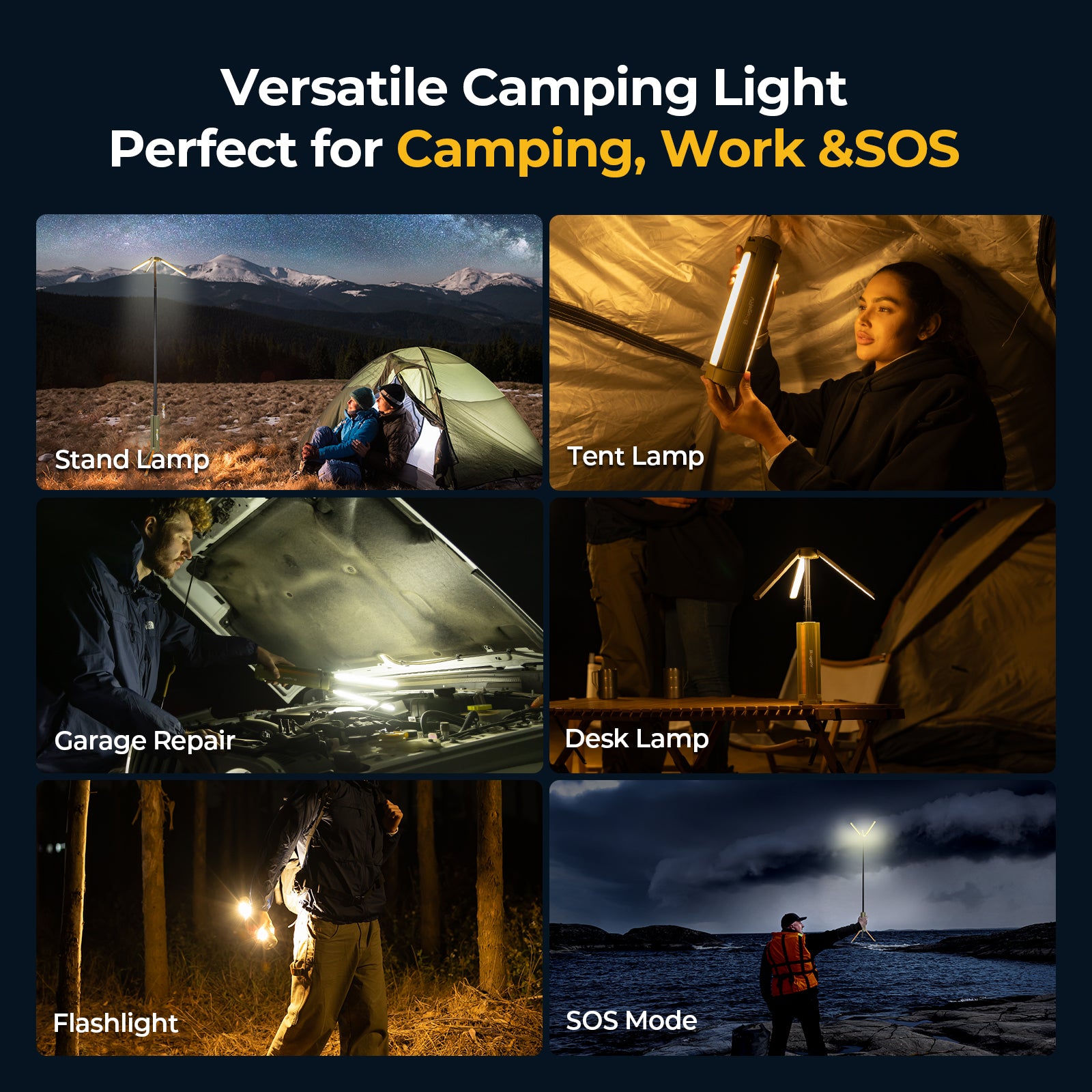 BougeRV Telescopic Camping Light – BougeRV UK