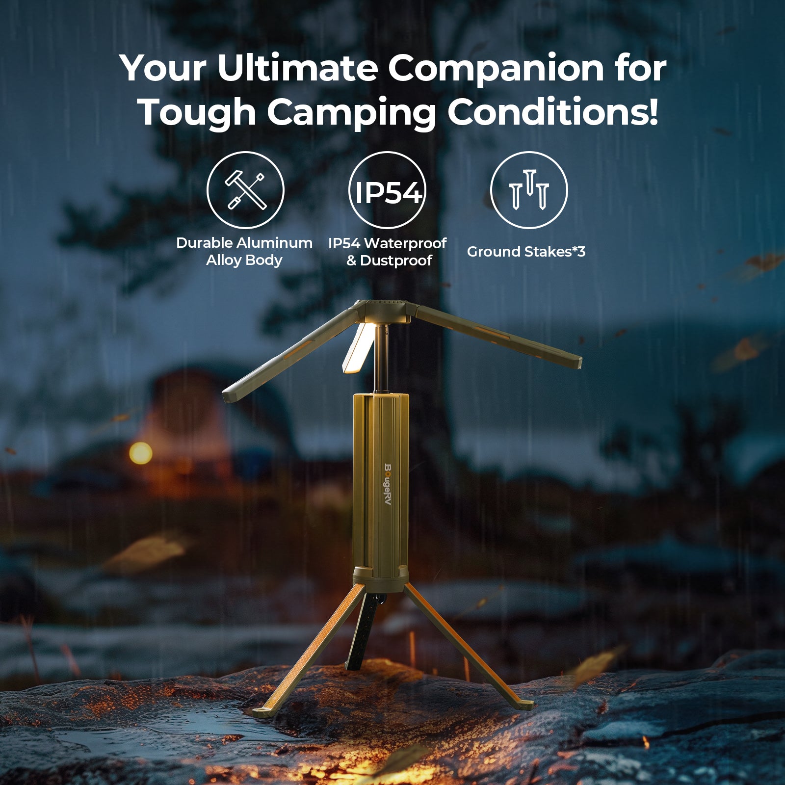 BougeRV Telescopic Camping Light – BougeRV UK
