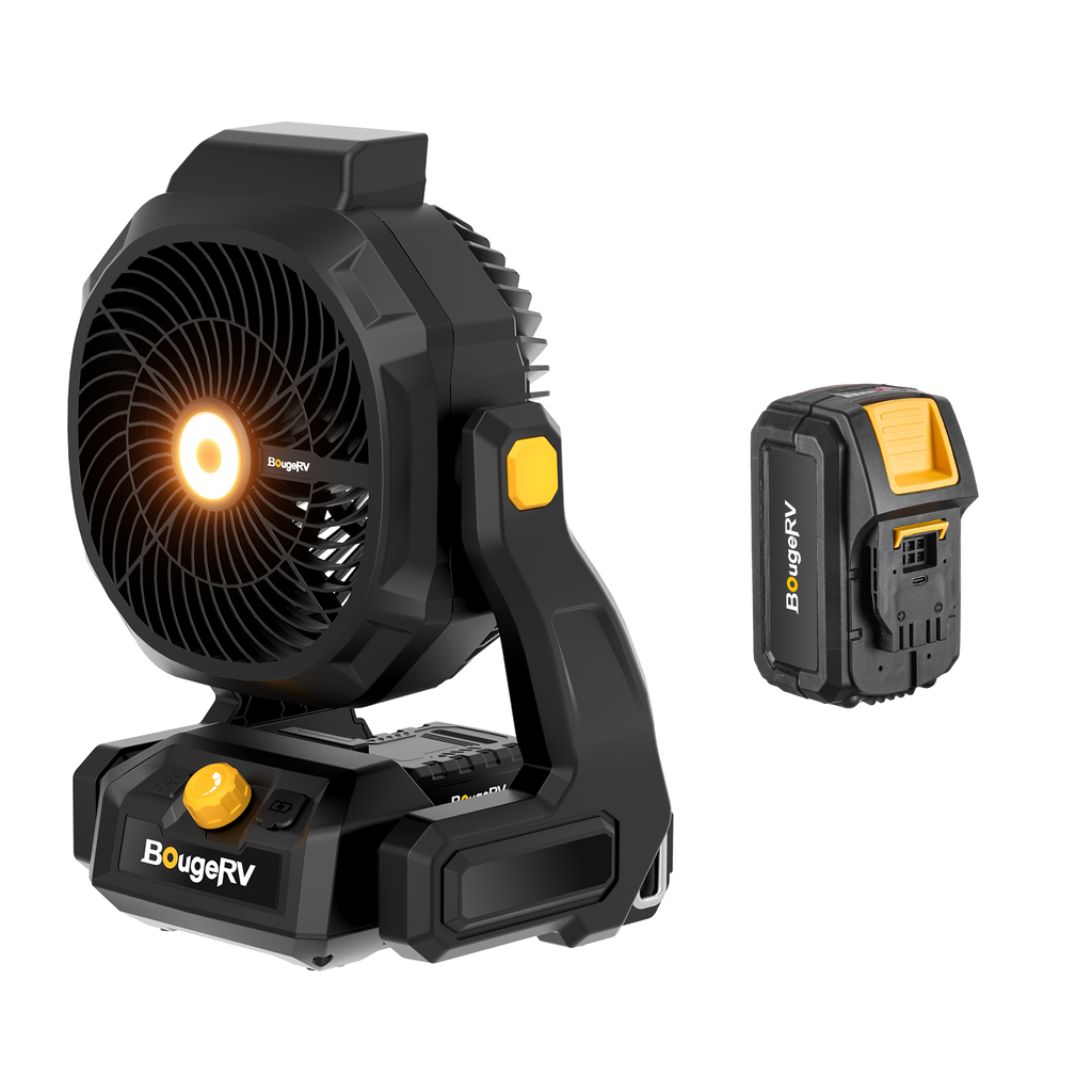 F02 Portable Cordless Jobsite Outdoor Fan 144Wh Battery