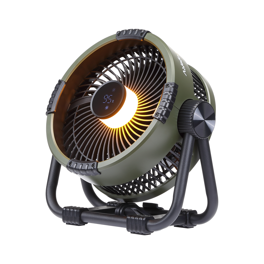 BougeRV F01 Portable 20,000mAh Cordless Battery Outdoor Fan Green