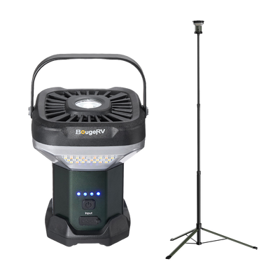 BougeRV Wide-Area Outdoor Camping Telescoping Light