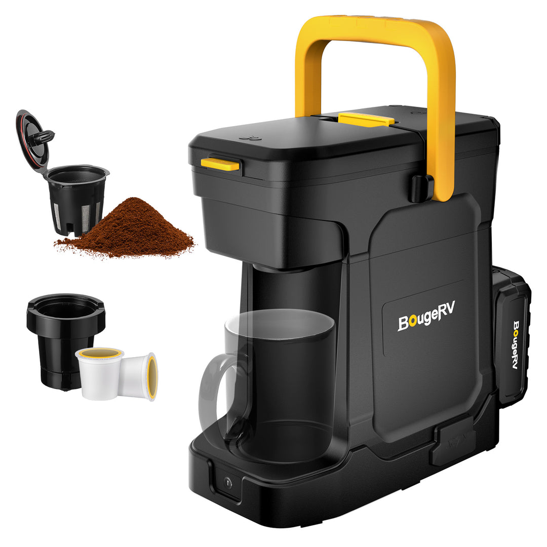 BougeRV Portable Coffee Maker With 144Wh Battery