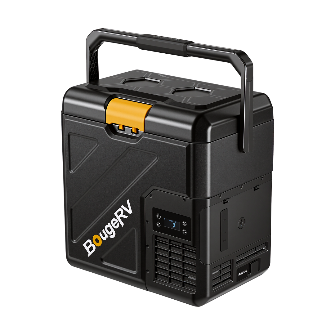 BougeRV New CRH20 20L 12V Portable Car Fridge with 240Wh Battery