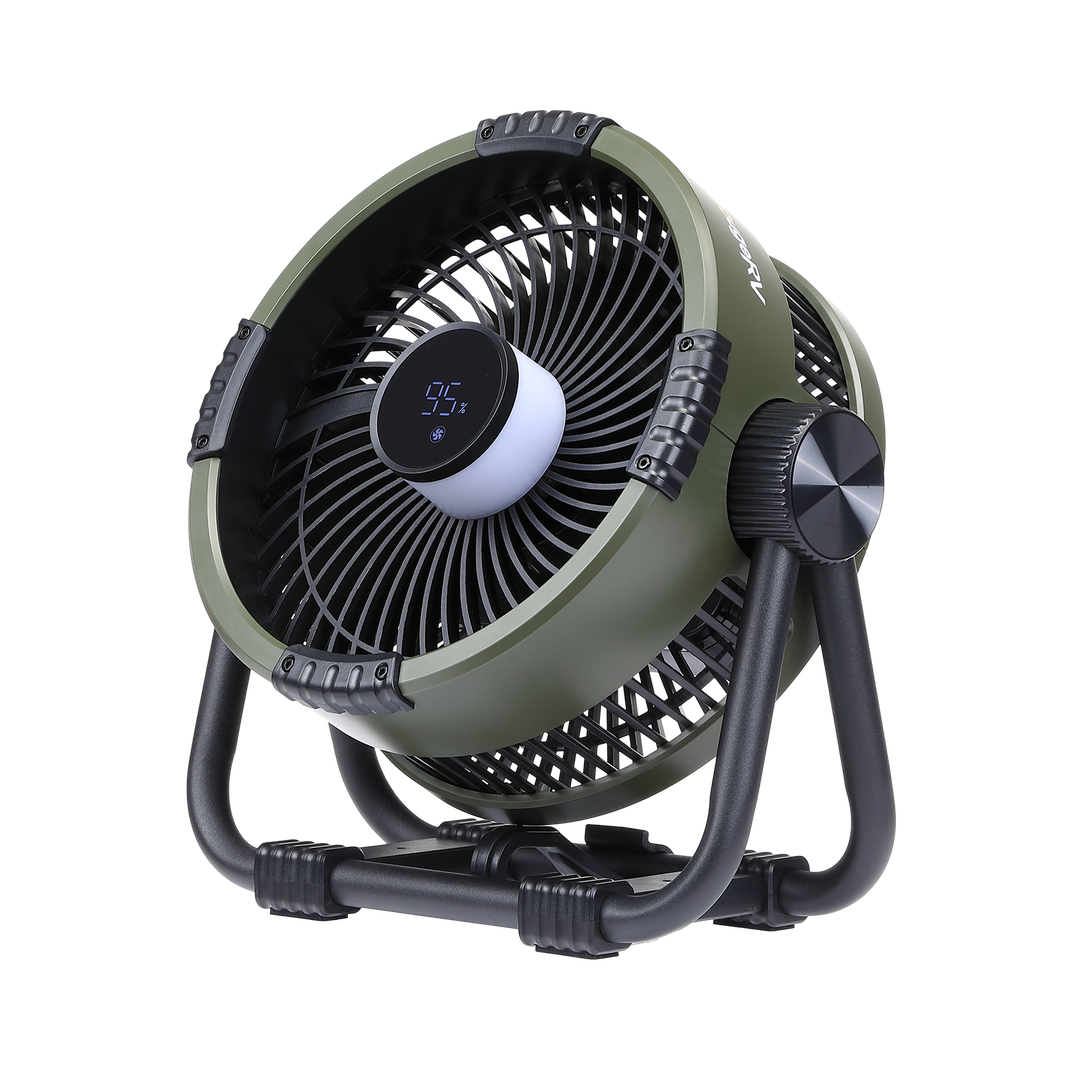 BougeRV F01 Portable 20,000mAh Cordless Battery Outdoor Fan Green
