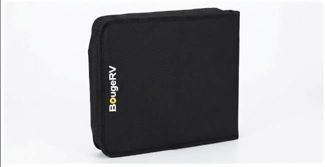 BougeRV Black Diesel Air Heater Waterproof Protective Cover