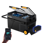 BougeRV New CRD2 V2.0 40L Dual Zone 12V Portable Fridge with 240Wh Battery