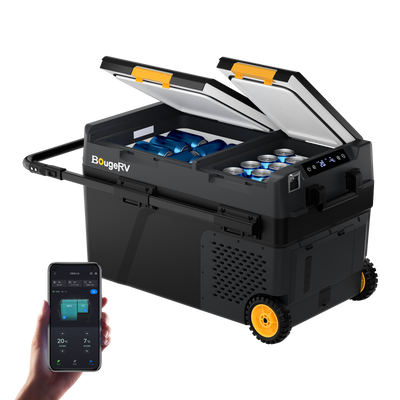 BougeRV CRD2 V2.0 12V Portable Fridge Freezer for Car