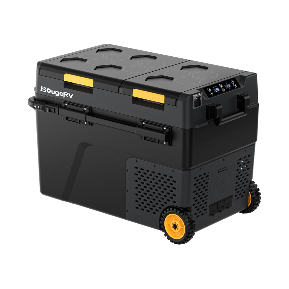 BougeRV CRD2 49L Dual Zone 12V Portable Fridge Freezer