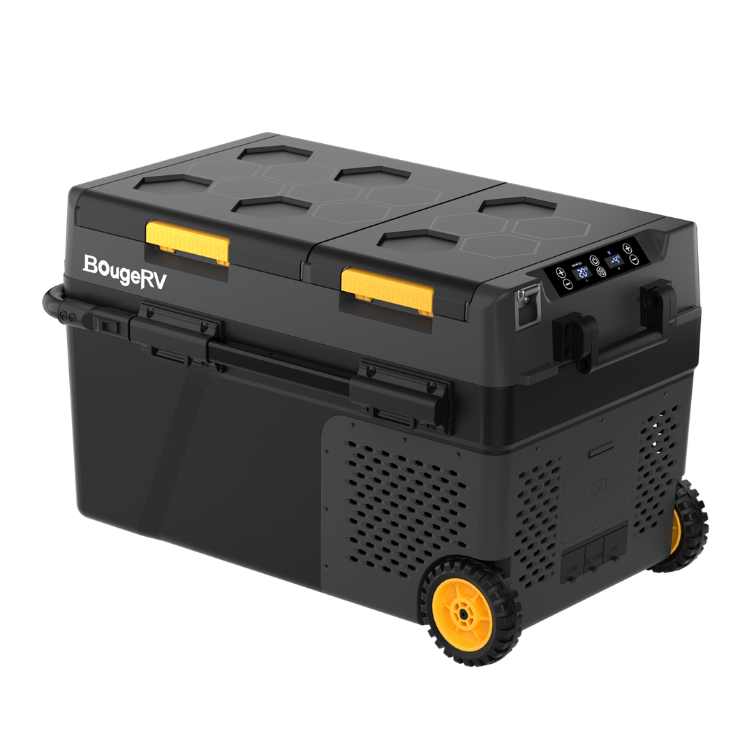BougeRV CRD2 40L Dual Zone 12V Portable Fridge Freezer