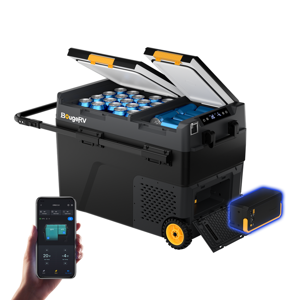 CRD2 V2.0 Dual Zone 12V Portable Fridge 240WH Battery