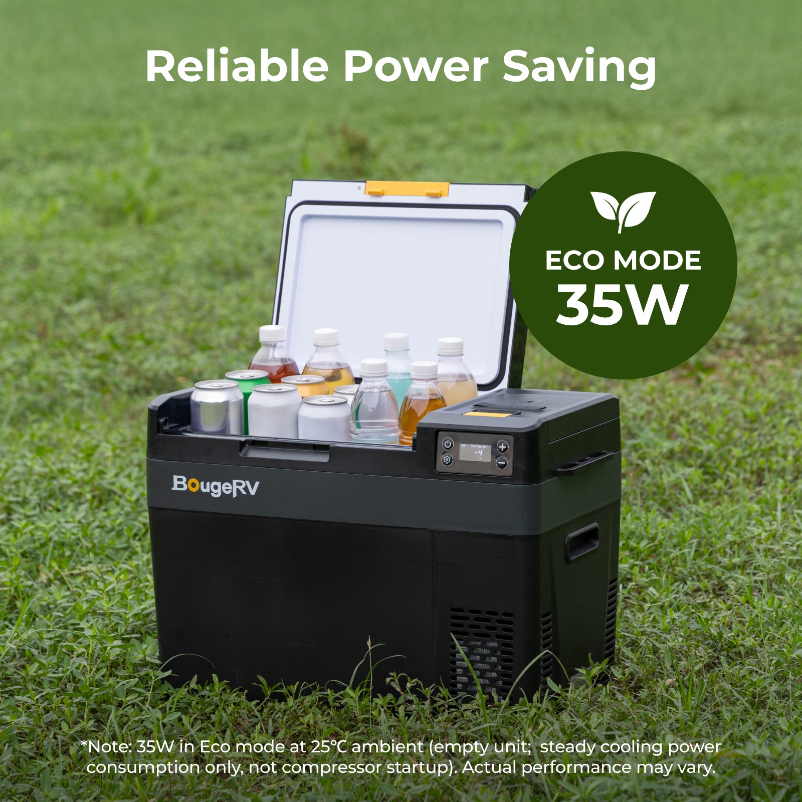BougeRV CRX3 28L Portable Electric Cooler for Car with 240Wh