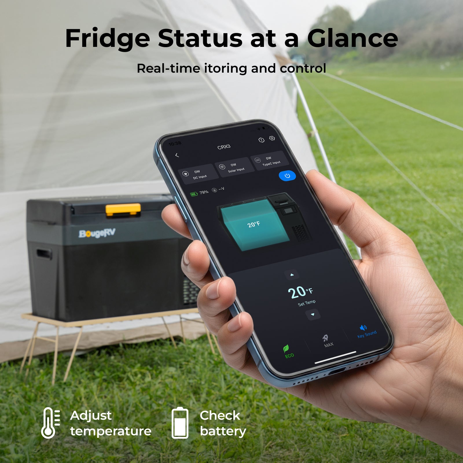 BougeRV CRX3 28L Portable Electric Cooler for Car – BougeRV UK