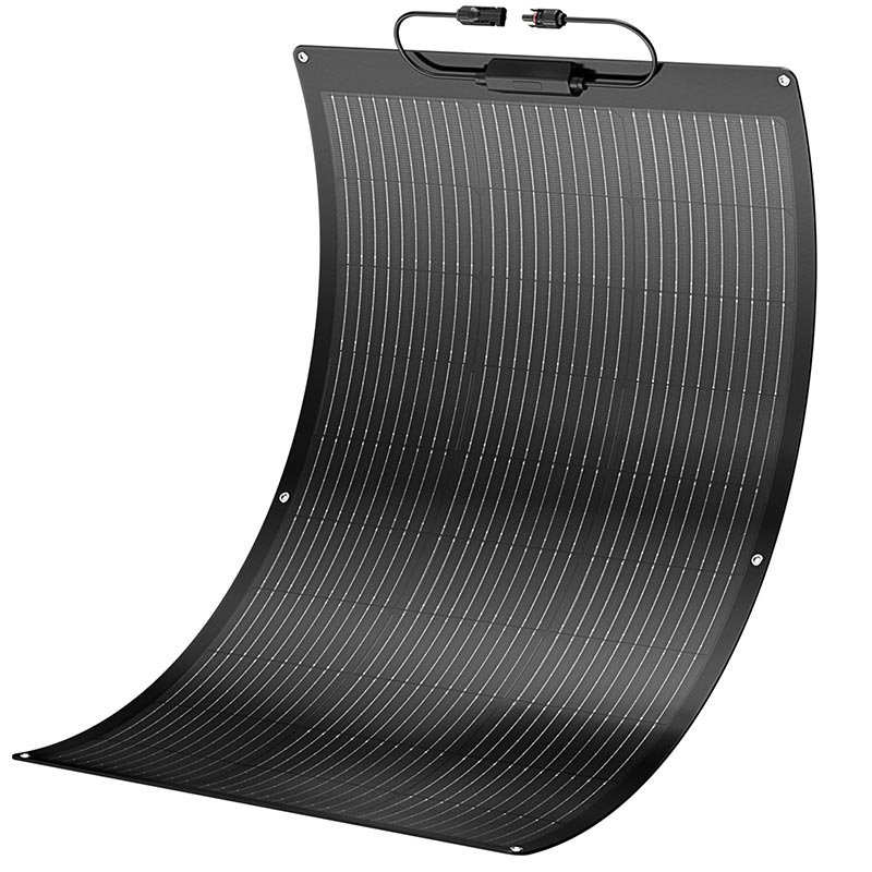 BougeRV Fiberglass 100W Solar Panel-2