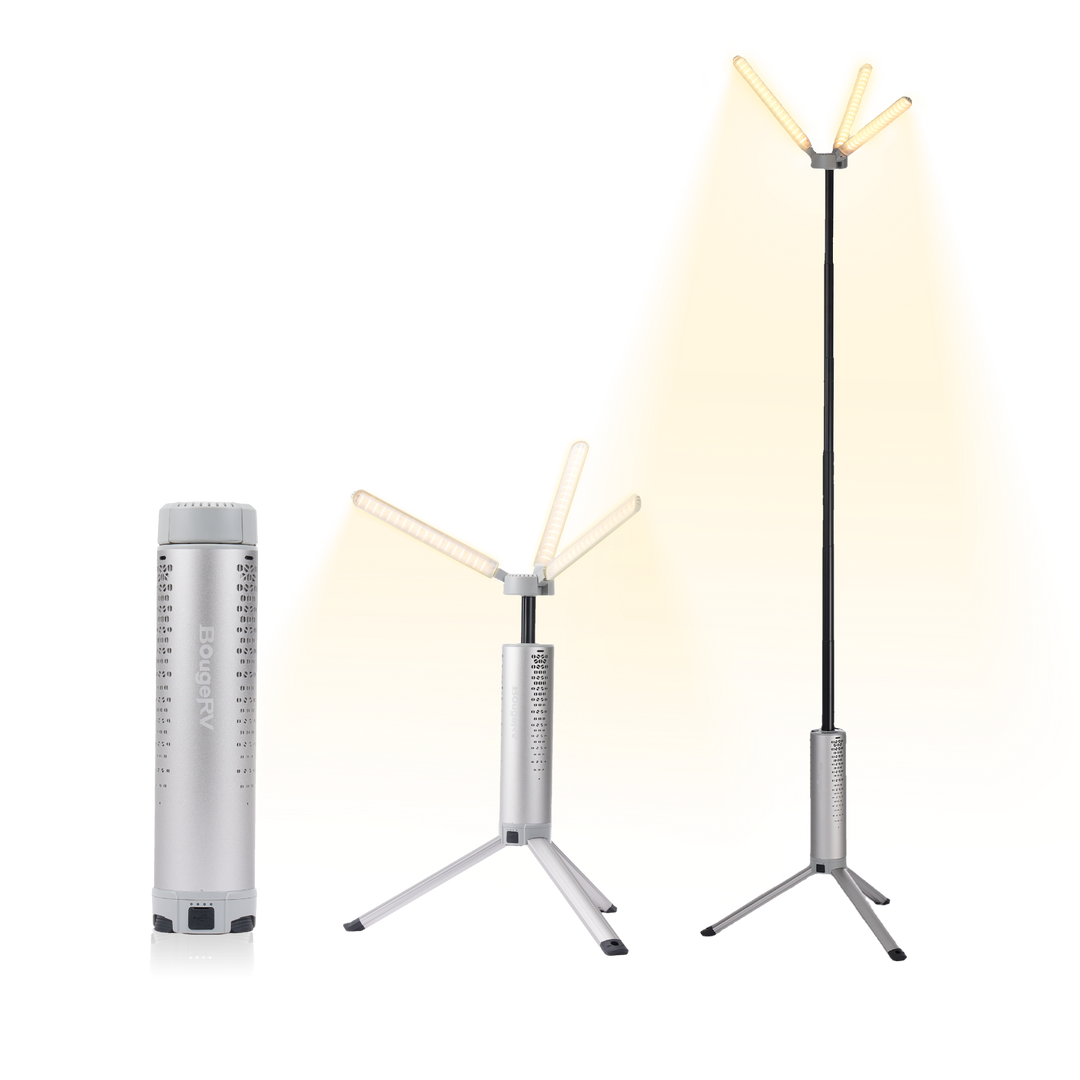 BougeRV New T1 Portable Camping Lantern (Silver)