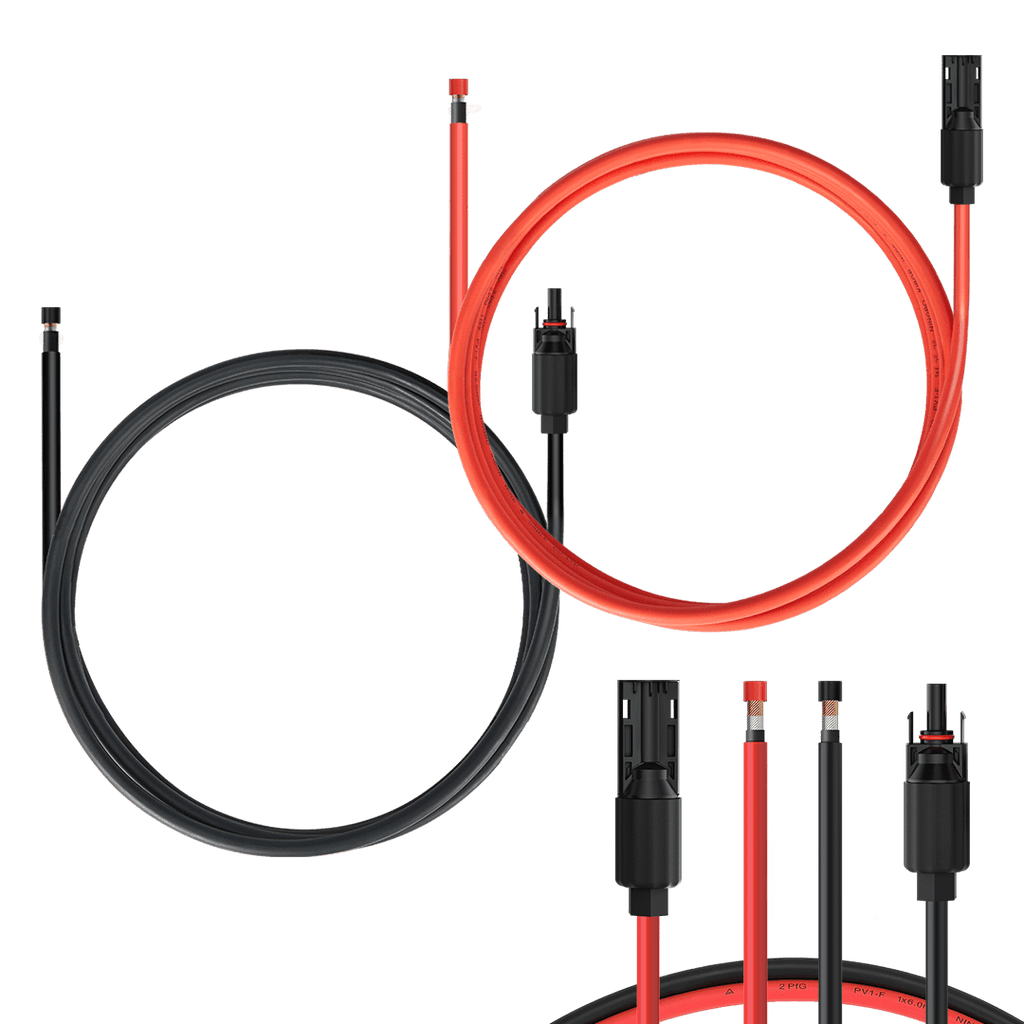 Solar Extension Cable Extra Free Connectors