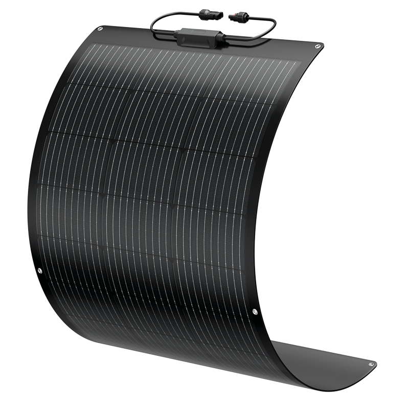 BougeRV Arch 100 Watt Fiberglass Flexible Curved Solar Panel